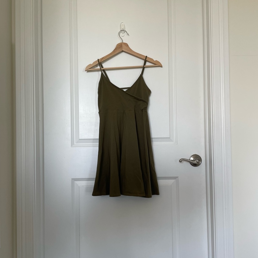 Forever 21 Olive Green Mini Dress